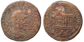 MESOPOTAMIA. Rhasaena. Trajan Decius, 249-251. Tetrassarion (bronze, 13.62 g, 26 mm). [ΑΥΤ ΚΑΙ ΓΑΙ ΜЄϹ ΚΥ ΤΡΑ ΔЄΚΙΟϹ ϹЄΒ] Radiate, draped and cuirasse...