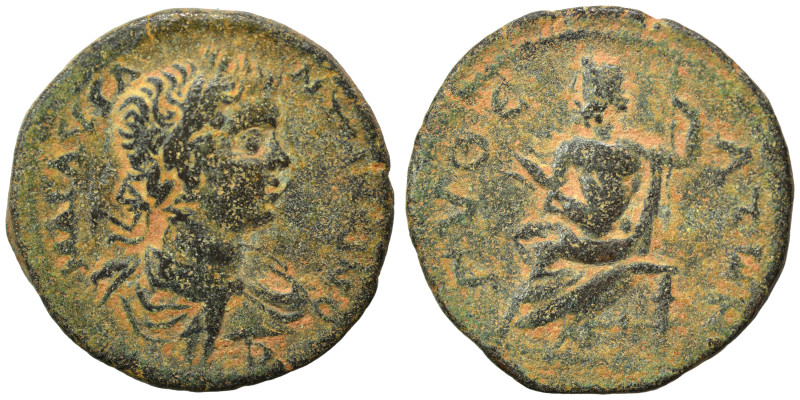 LACONIA. Gythium. Caracalla, 198-217. Assarion (bronze, 5.45 g, 22 mm). Laureate...