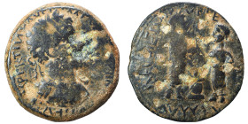 SYRIA, Seleucis and Pieria. Laodicea ad Mare. Septimius Severus, 193-211. Ae (bronze, 17.73 g, 32 mm). Laureate, draped and cuirassed bust right. Rev....