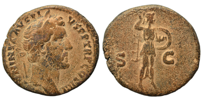 Antoninus Pius, 138-161. As (bronze, 10.03 g, 25 mm), Rome. ANTONINVS AVG PIVS P...