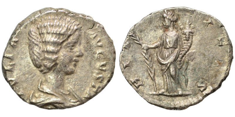 Julia Domna, Augusta, 193-211. Denarius (silver, 2.78 g, 17 mm), Rome. IVLIA AVG...