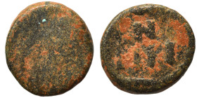 VANDALS. Municipal coinage of Carthage, circa 480-533. 4 Nummi (bronze, 1.03 g, 10 mm), circa 523-533. Diademed, draped and cuirassed imperial bust to...