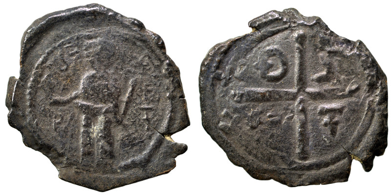 CRUSADERS. Principality of Antioch. Tancred, regent, 1101-1112. Follis (bronze, ...