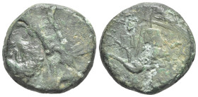 Sicily, Syracuse. Hieron II (ca. 275-215 BC). Overstruck (18mm, 5.23g)