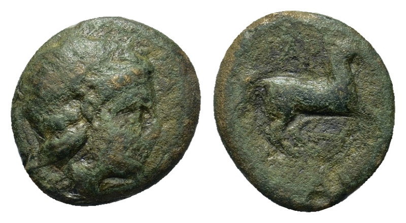 Troas, Gargara, c. 4th century BC. Æ (10,8mm, 1.2g). Laureate head of Apollo r. ...