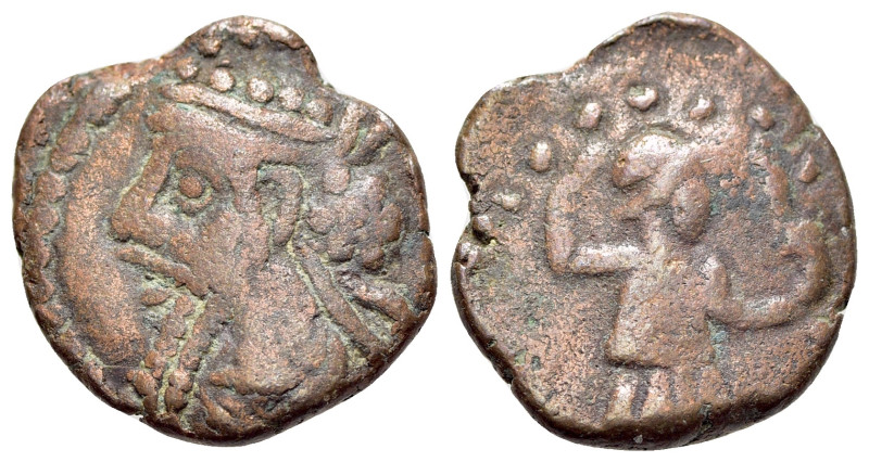 Kings of Elymais, “Prince A” (c. 200-250 AD). Æ Unit (12mm, 1.54g, 12h). Diademe...