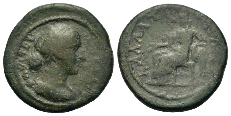 Faustina Junior (Augusta, 147-175). Moesia Inferior. Kallatis. Æ (18,8mm, 4.2g)....
