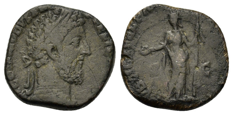 Commodus (177-192). Æ Sestertius (27,3mm, 15.75g). Rome. Laureate head r. R/Feli...