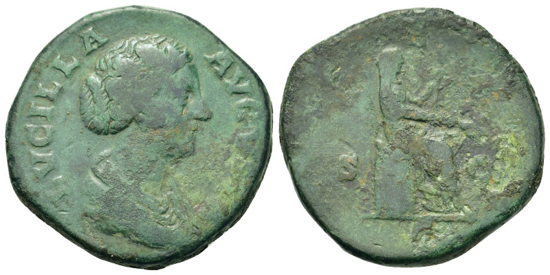 Lucilla (Augusta, A.D. 164-182). Æ Sestertius (30,8mm, 21.8g). Rome. Draped bust...