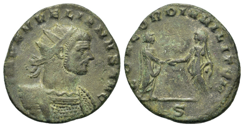 Aurelian (270-275). Æ Antoninianus (20,6mm, 3.85g). Mediolanum, AD 271. Radiate ...