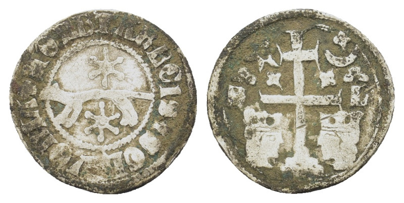 Hungary. Slavonia. Bela IV (1235 - 1270). Denarius (14,4mm, 0.7g). Minted under ...