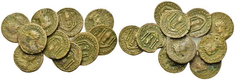 Lot of 10 Roman Provincial Æ coins, to be catalog. Lot sold as is, no return.