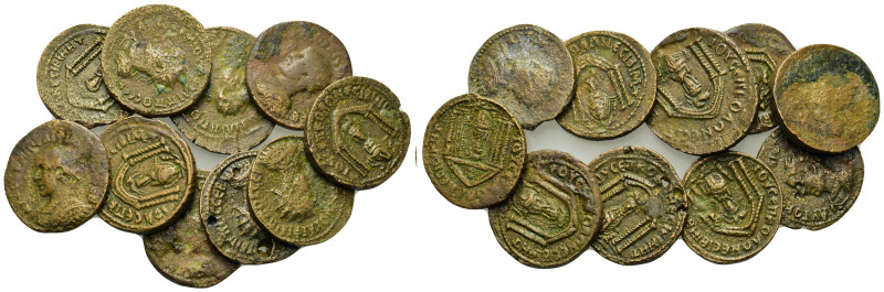 Lot of 10 Roman Provincial Æ coins, to be catalog. Lot sold as is, no return.