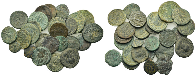 Lot of 26 Roman Imperial Æ coins, to be catalog. Lot sold as is, no return.