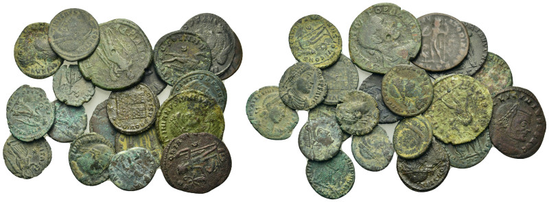 Lot of 20 Roman Imperial Æ coins, to be catalog. Lot sold as is, no return.