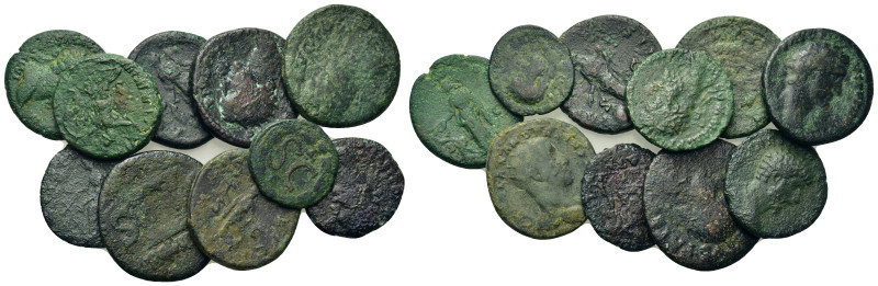 Lot of 10 Roman Imperial Æ coins, to be catalog. Lot sold as is, no return.