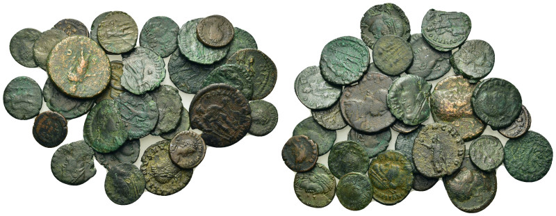 Lot of 29 Roman Imperial Æ coins, to be catalog. Lot sold as is, no return.