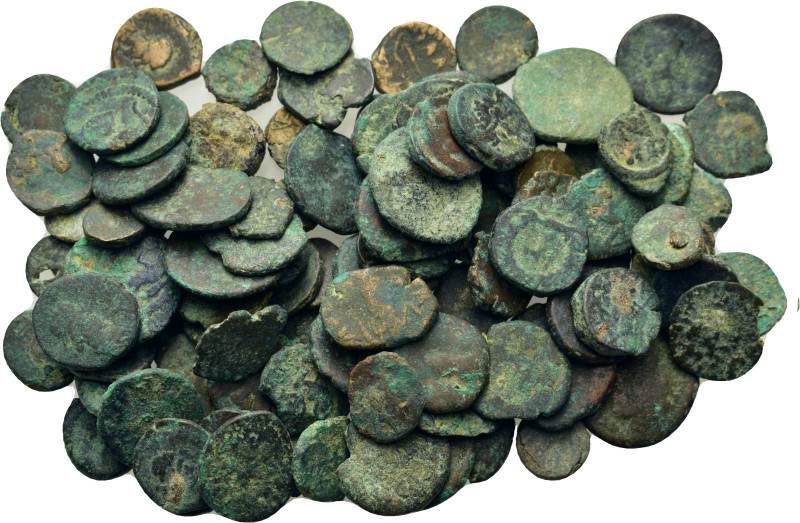 Lot of 103 Ancient Æ coins, to be catalog. Lot sold as is, no return.