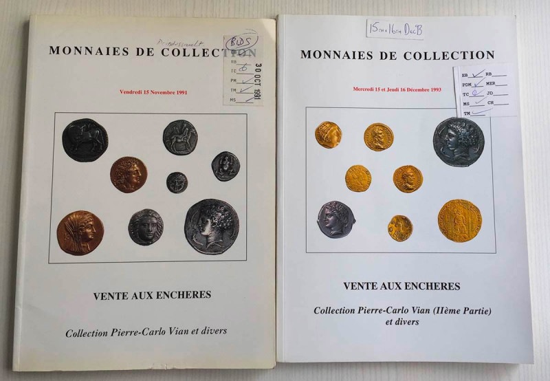 Poindessault B. Vedrines J. 2 Cataloghi. Monnaies de Collection. I Catalogo Coll...