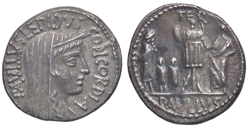 ROMANE REPUBBLICANE - AEMILIA - L. Aemilius Lepidus Paullus (62 a.C.) - Denario ...