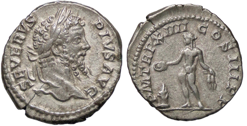 ROMANE IMPERIALI - Settimio Severo (193-211) - Denario (AG g. 3,58)

Status: B...