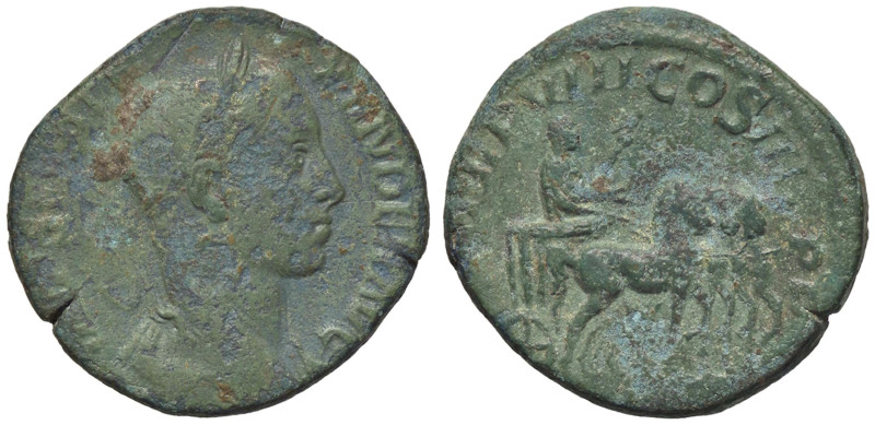 ROMANE IMPERIALI - Alessandro Severo (222-235) - Asse C. 379 (12 Fr.) (AE g. 15,...