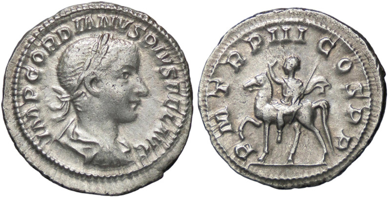 ROMANE IMPERIALI - Gordiano III (238-244) - Denario C. 233 (AG g. 2,86)

Statu...