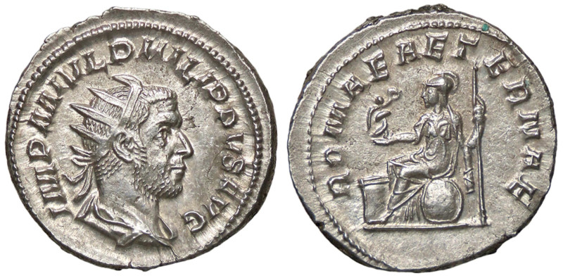 ROMANE IMPERIALI - Filippo I (244-249) - Antoniniano C. 165; RIC 44 (AG g. 3,99)...