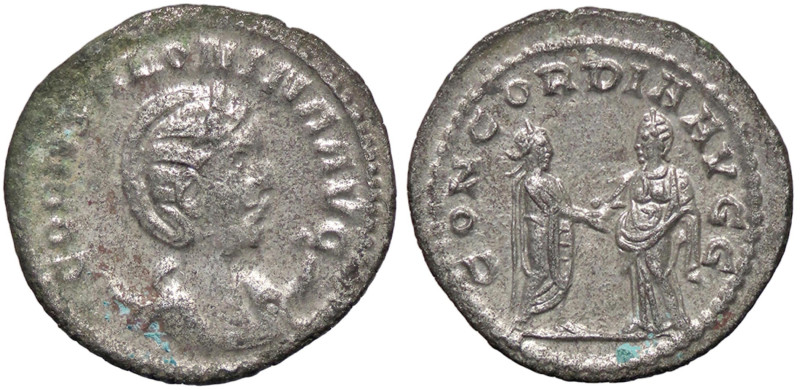 ROMANE IMPERIALI - Salonina (moglie di Gallieno) - Antoniniano C. 31 (AG g. 3,14...