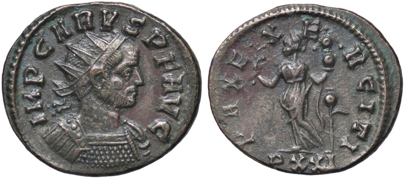 ROMANE IMPERIALI - Caro (282-283) - Follis ridotto (Ticinum) (MI g. 4,19)

Sta...