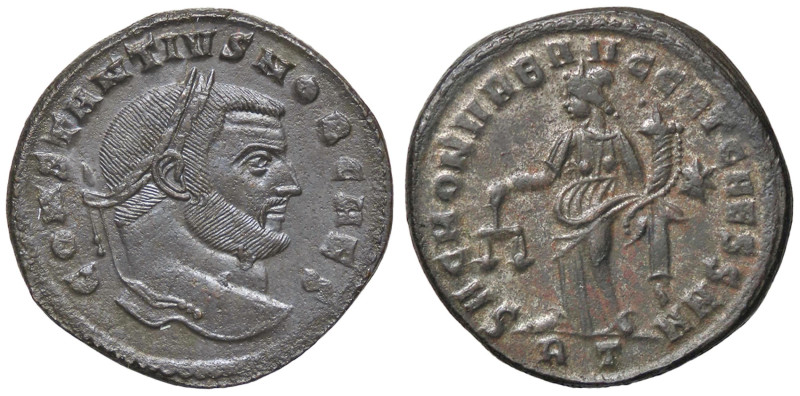 ROMANE IMPERIALI - Costanzo I (Cloro) (305-306) - Follis C. 263; RIC 106a (MI g....