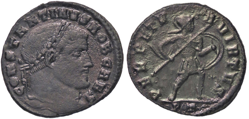 ROMANE IMPERIALI - Costantino I (306-337) - Follis (Ticinum) RIC 88 (MI g. 5,73)...