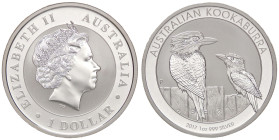 ESTERE - AUSTRALIA - Elisabetta II (1952-2022) - Dollaro 2017 - Kokaburra   AG