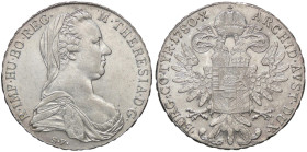 ESTERE - AUSTRIA - Maria Teresa (vedova) (1765-1780) - Tallero 1780 Kr. 1866.2  AG Riconio