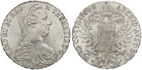 ESTERE - AUSTRIA - Maria Teresa (vedova) (1765-1780) - Tallero 1780 Kr. 1866.2  AG Riconio