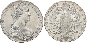 ESTERE - AUSTRIA - Maria Teresa (vedova) (1765-1780) - Tallero 1780 Kr. 1866.2  AG Riconio Segni