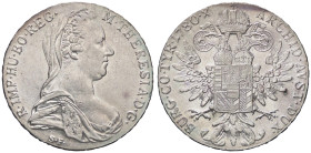 ESTERE - AUSTRIA - Maria Teresa (vedova) (1765-1780) - Tallero 1780 Kr. 1866.2  AG Riconio