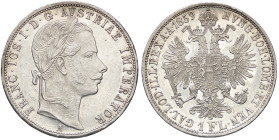 ESTERE - AUSTRIA - Francesco Giuseppe (1848-1916) - Fiorino 1859 A Kr. 2219  AG  Segnetti