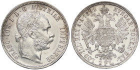 ESTERE - AUSTRIA - Francesco Giuseppe (1848-1916) - Fiorino 1892 Kr. 2222  AG  Colpetto