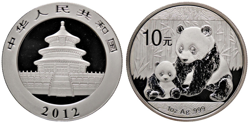 ESTERE - CINA - Repubblica Popolare Cinese (1912) - 10 Yuan 2012 - Panda Kr. 202...