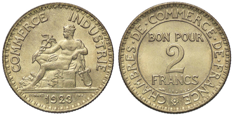 ESTERE - FRANCIA - Terza Repubblica (1870-1940) - 2 Franchi 1923 Gad. 533; Kr. 8...