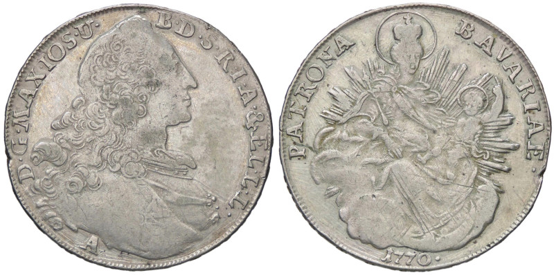 ESTERE - GERMANIA - BAVIERA - Massimiliano III Giuseppe (1745-1777) - Tallero 17...