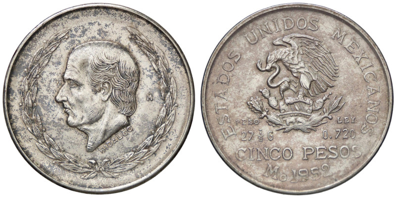 ESTERE - MESSICO - Repubblica (1823) - 5 Pesos 1952 Kr. 467 AG

Status: qSPL/S...