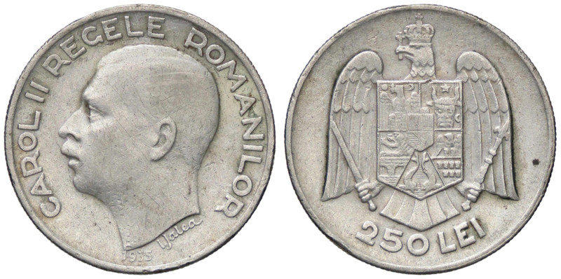 ESTERE - ROMANIA - Carlo II (1930-1940) - 250 Lei 1935 Kr. 53 R AG Colpetti

S...