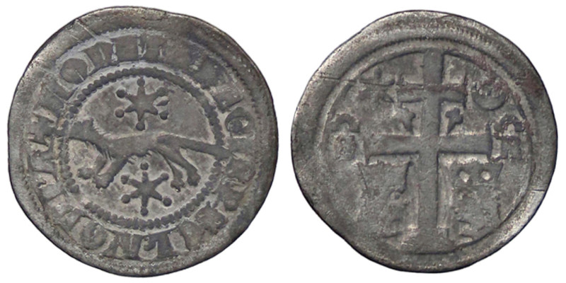 ESTERE - UNGHERIA-SLAVONIA - Roberto Carlo (1307-1342) - Denaro (AG g. 0,86)S N...