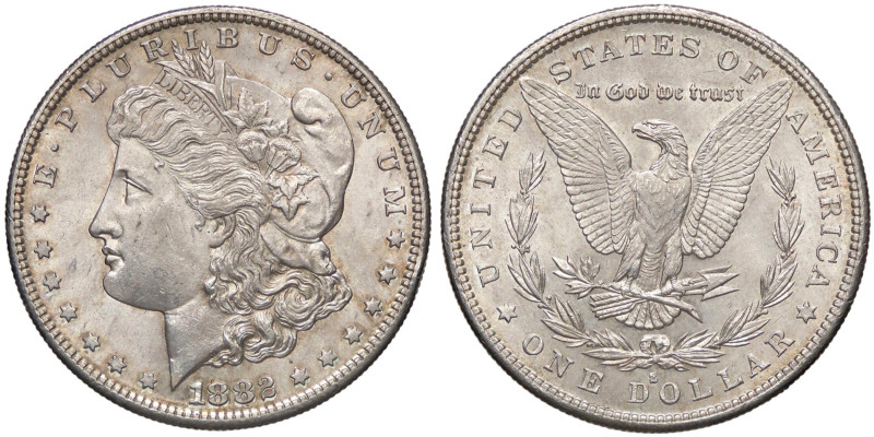 ESTERE - U.S.A. - Dollaro 1882 S - Morgan Kr. 110 AG

Status: qFDC