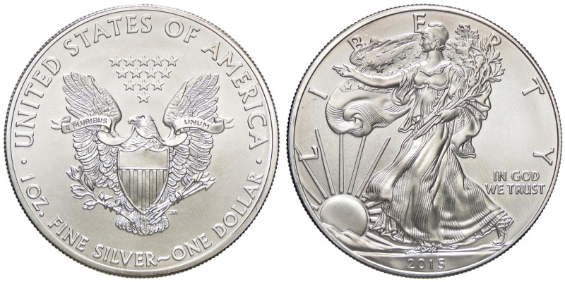 ESTERE - U.S.A. - Dollaro 2015 - American Eagle Kr. 273 AG

Status: FDC