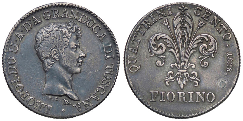 ZECCHE ITALIANE - FIRENZE - Leopoldo II di Lorena (1824-1859) - Fiorino 1828 Pag...