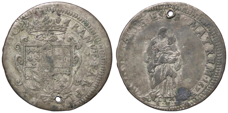 ZECCHE ITALIANE - PIACENZA - Ranuccio II Farnese (1646-1694) - 40 Soldi 1673 CNI...