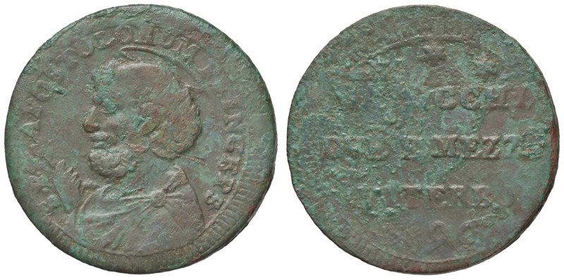 ZECCHE ITALIANE - VITERBO - Pio VI (1775-1799) - Sampietrino 1796 CU

Status: ...